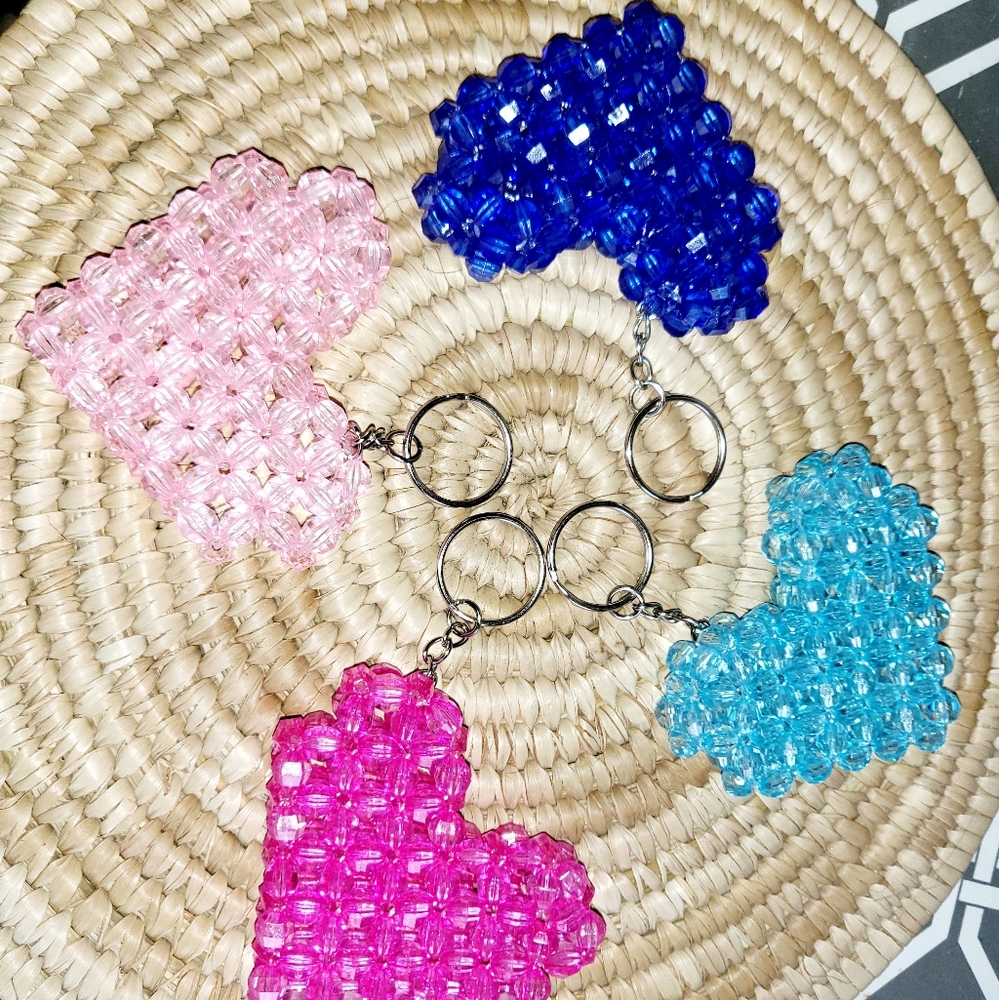Heart keychains